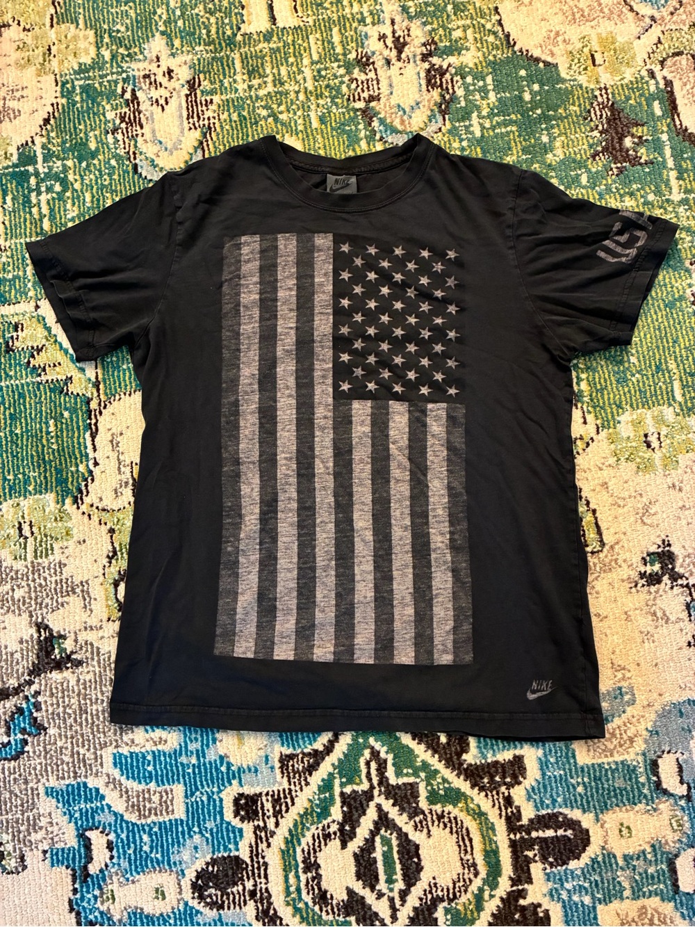 Nike USATF USA Flag Graphic T-Shirt Mens Large